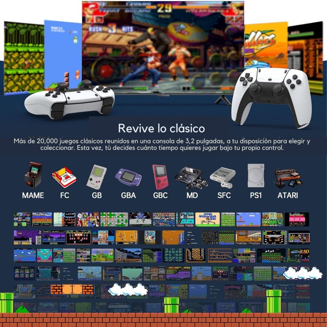 Consola Retro con +20.000 Juegos Clásicos