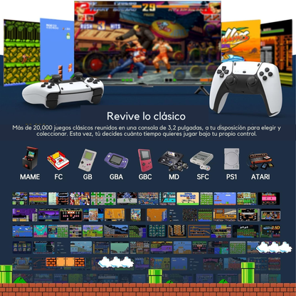 Consola Retro con +20.000 Juegos Clásicos